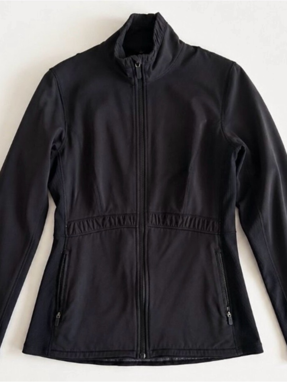 Like new  -Lululemon Black Lined Full Zip Running Jacket Size Small